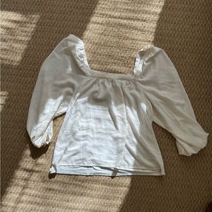 Square Neck Boho Blouse